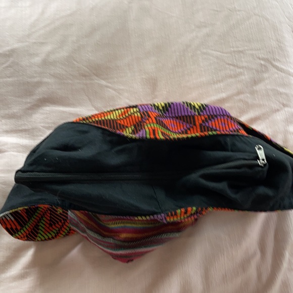 Colorful Tribal Bucket Hobo Boho bag 100% cotton - Picture 7 of 11